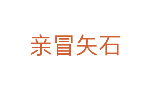 亲冒矢石