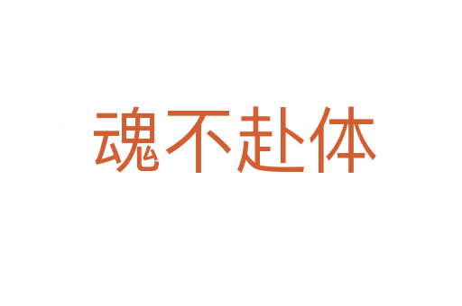 魂不赴体