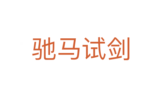 驰马试剑