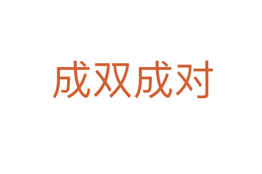 成双成对