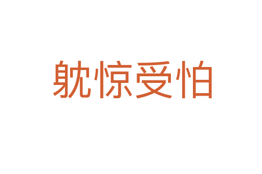 躭惊受怕