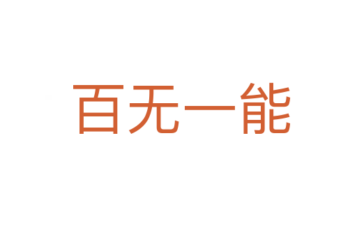 百无一能