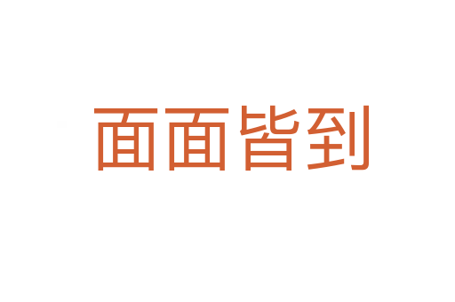 面面皆到