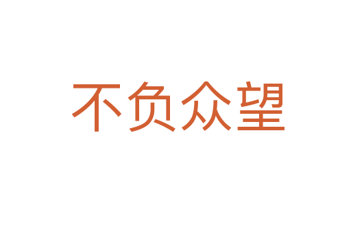 不负众望