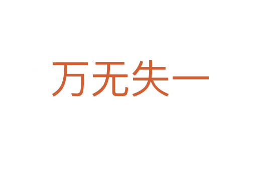 万无失一