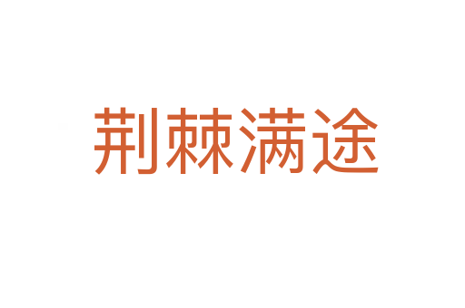 荆棘满途