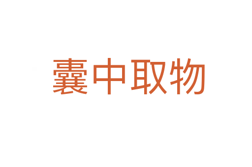 囊中取物