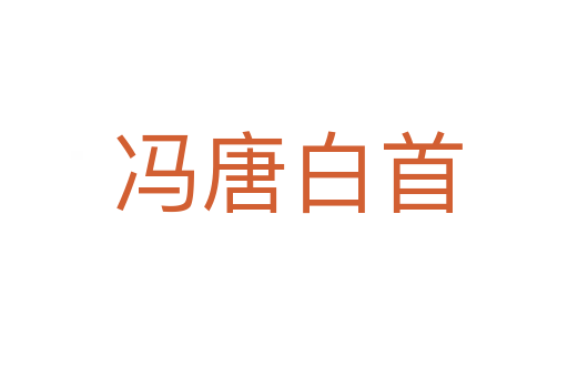 冯唐白首