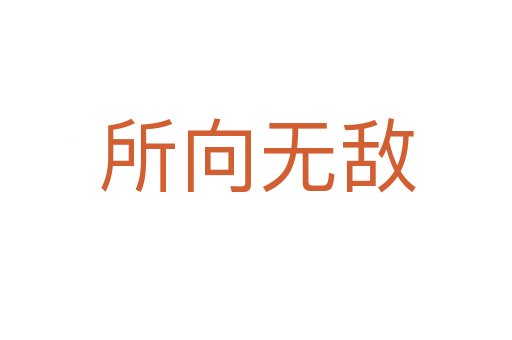 所向无敌