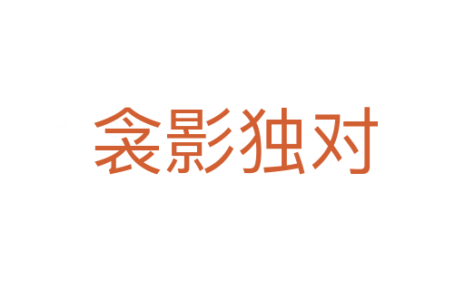 衾影独对