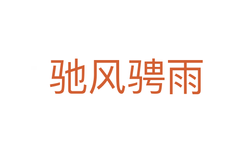 驰风骋雨