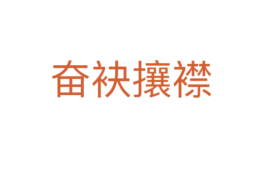 奋袂攘襟