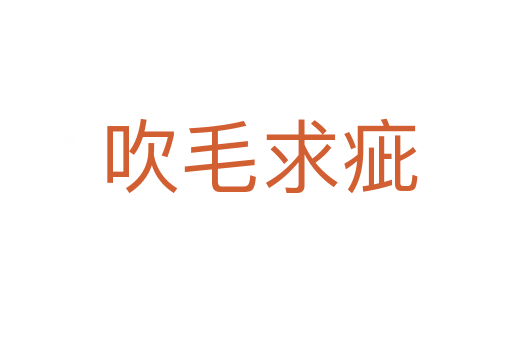 吹毛求疵
