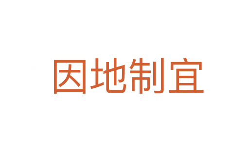因地制宜