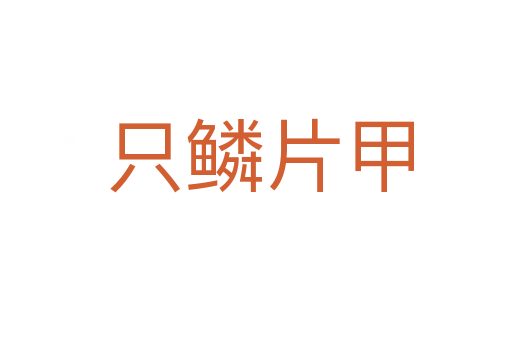 只鳞片甲