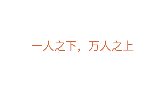一人之下,万人之上