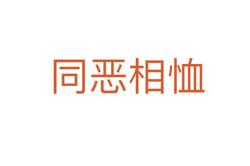 同恶相恤
