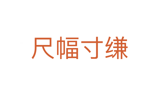 尺幅寸缣