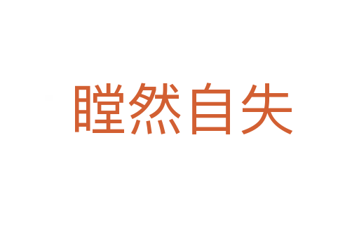 瞠然自失