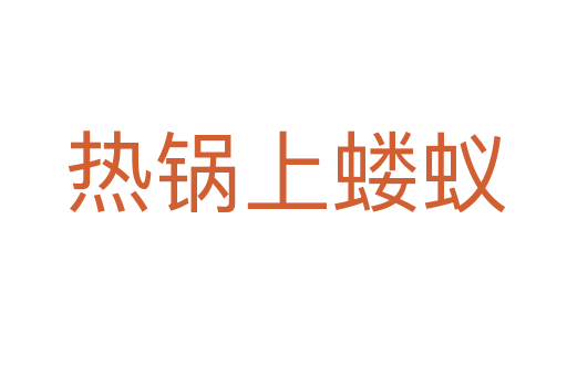 热锅上蝼蚁