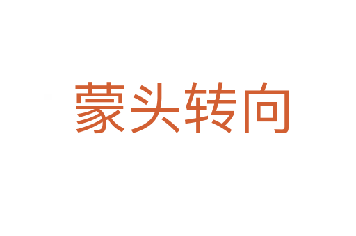 蒙头转向