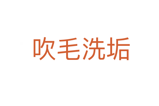 吹毛洗垢