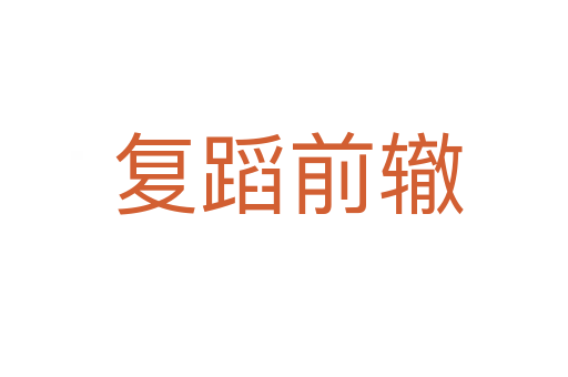 复蹈前辙
