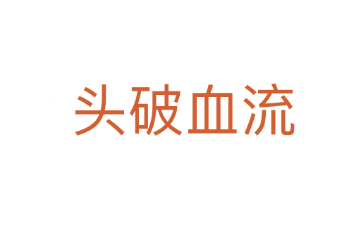 头破血流