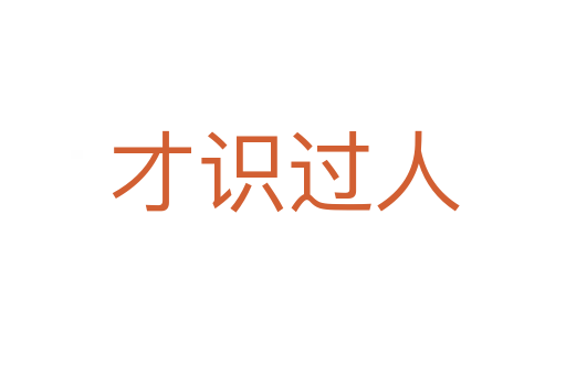 才识过人
