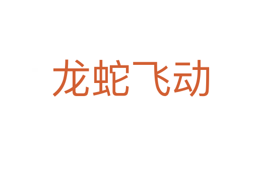 龙蛇飞动