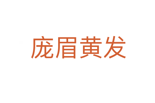 庞眉黄发