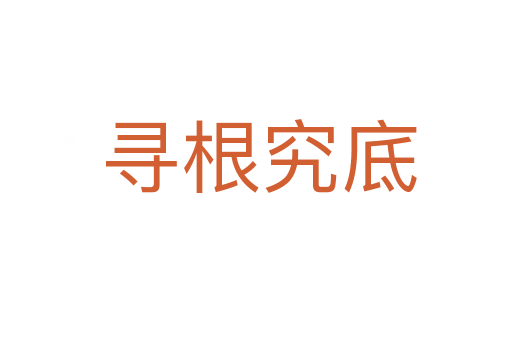 寻根究底