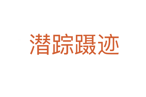 潜踪蹑迹