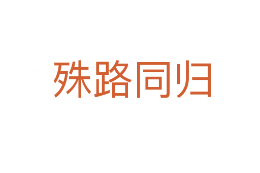 殊路同归