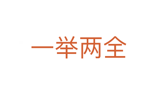 一举两全