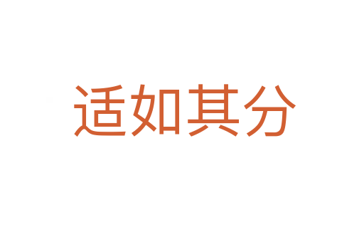 适如其分