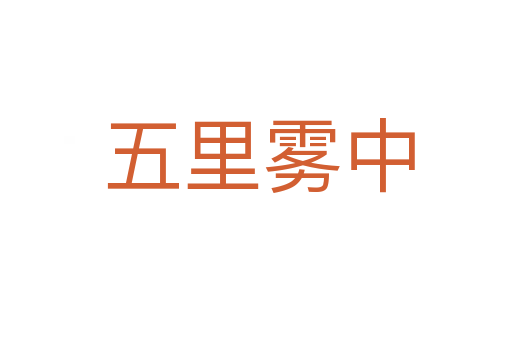 五里雾中