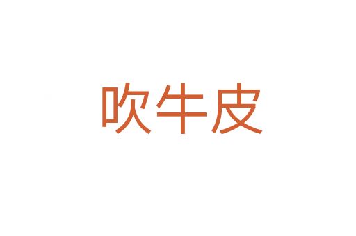 吹牛皮