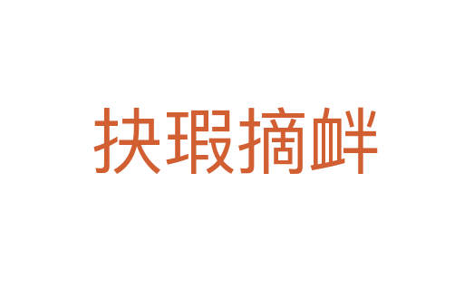 抉瑕摘衅