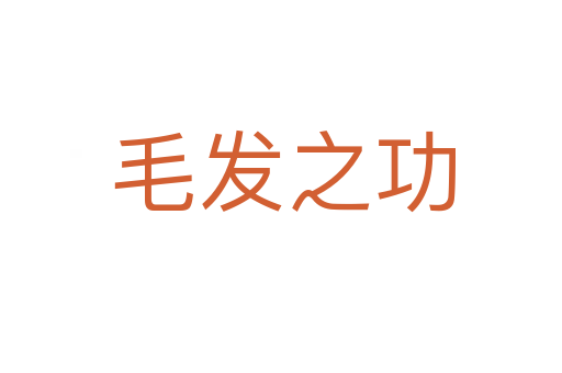 毛发之功