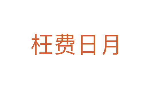 枉费日月