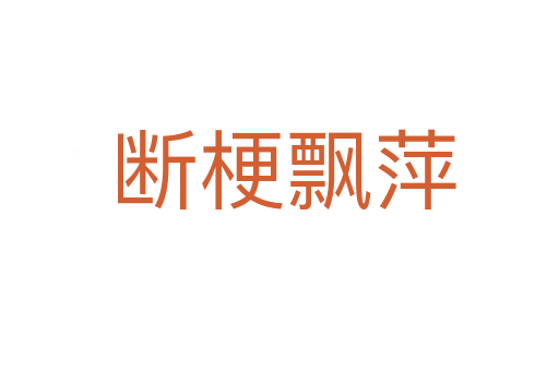 断梗飘萍
