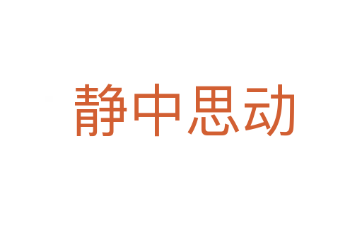 静中思动
