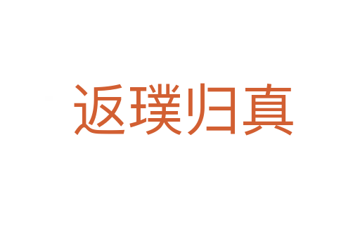 返璞归真