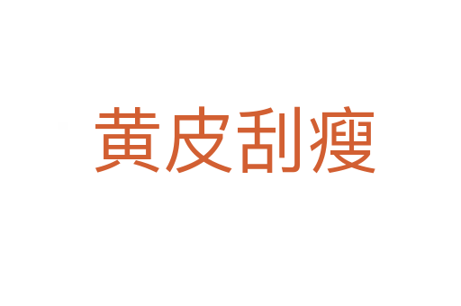 黄皮刮瘦