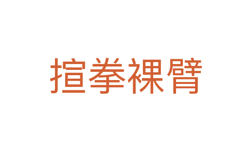 揎拳裸臂