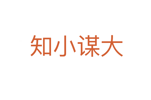 知小谋大