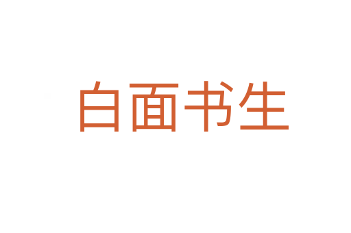 白面书生