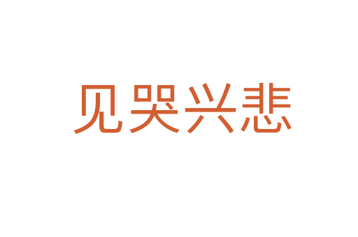 见哭兴悲
