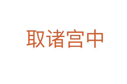 取诸宫中